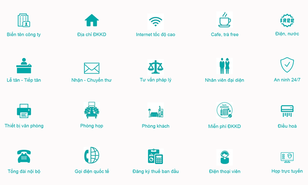 Các tiện ích của văn phòng ảo gần sân bay