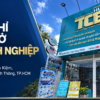 Mặt tiền TCBD Growth Hub tại 745 Nguyễn Kiệm cung cấp dịch vụ văn phòng ảo